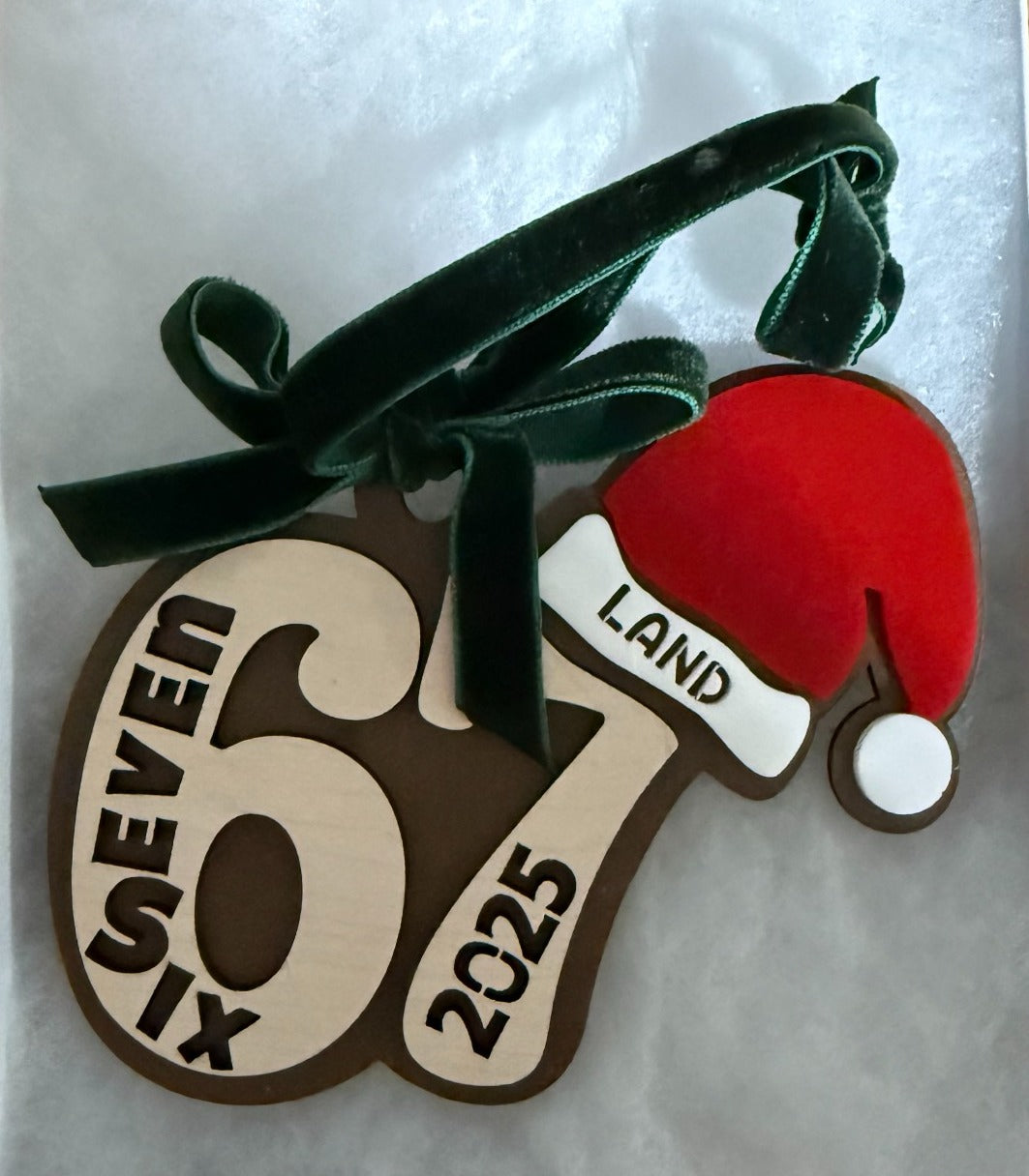 2025 Personalized Six Seven Ornament