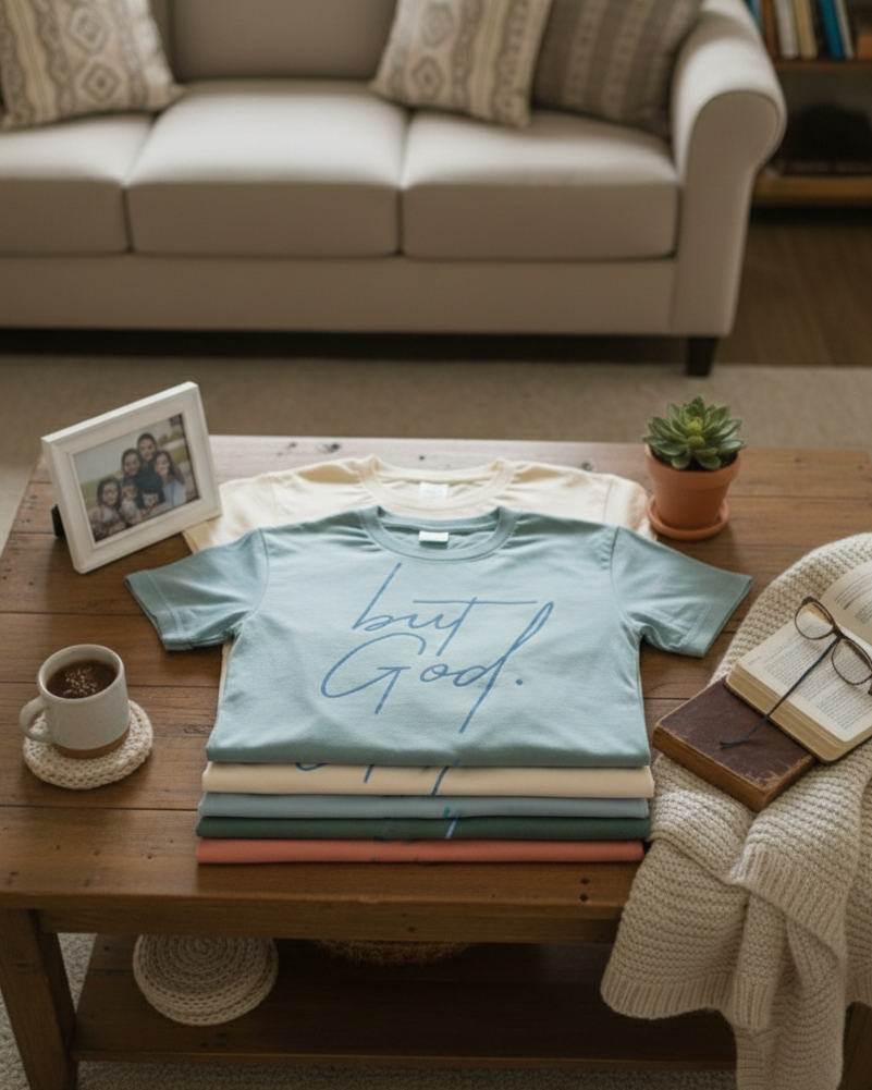 "But God." T-Shirt - Unisex Inspirational Graphic Tee