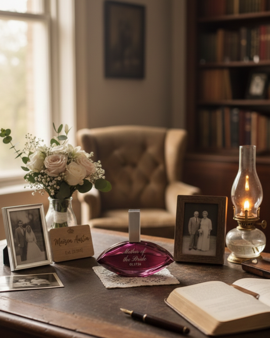 Personalized/Customized Engraved Perfume Bottle Keepsake