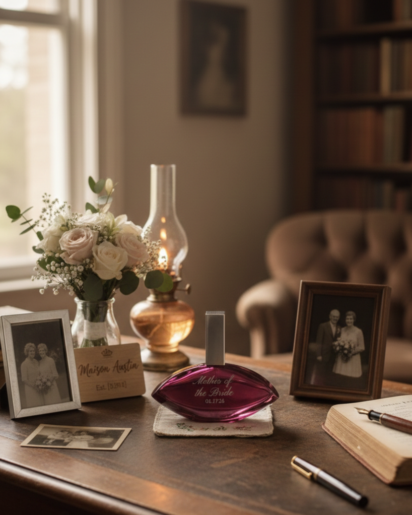 Personalized/Customized Engraved Perfume Bottle Keepsake