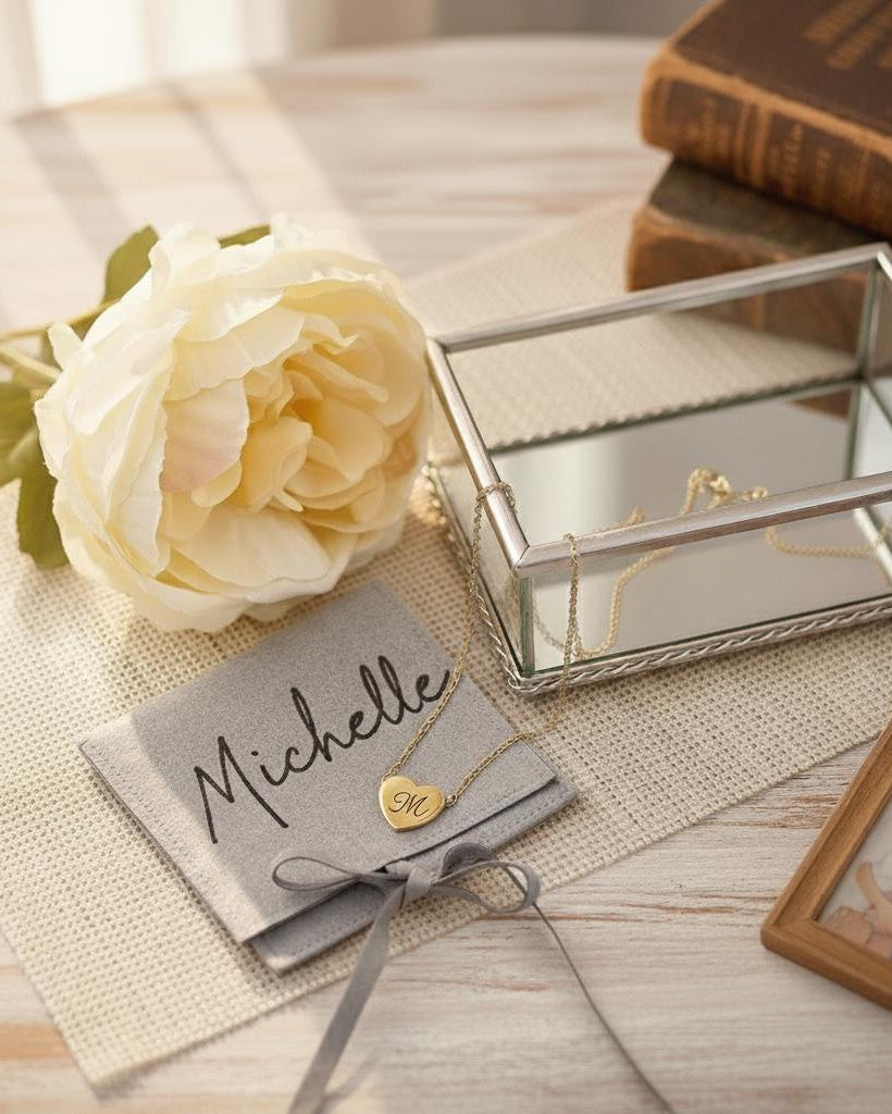 Personalized Heart Necklace