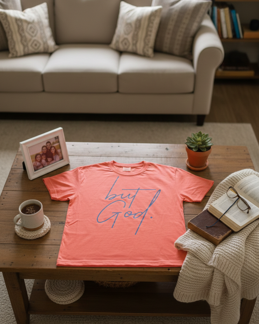 "But God." T-Shirt - Unisex Inspirational Graphic Tee