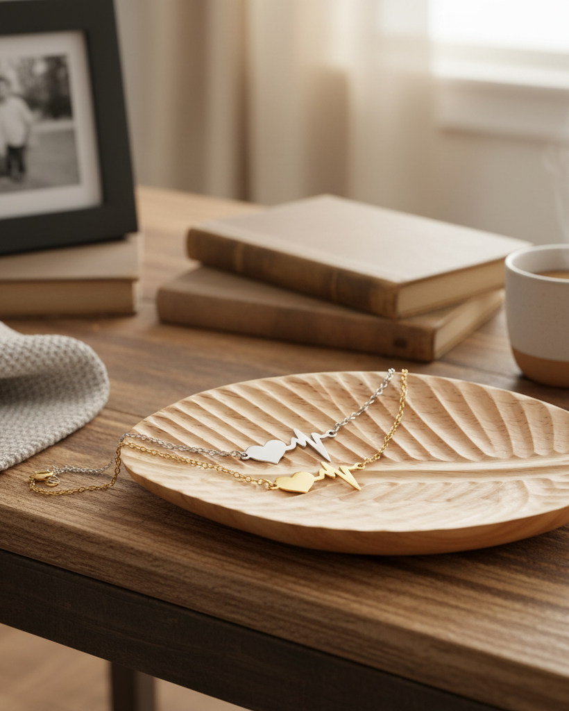 Personalized Heartbeat Necklace