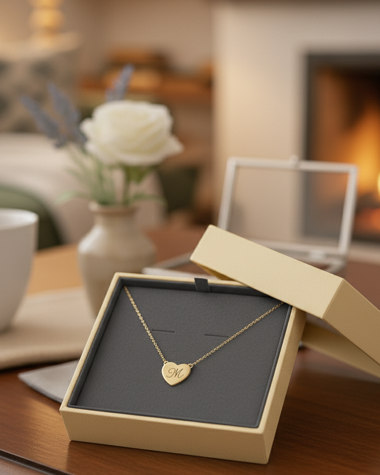 Personalized Heart Necklace