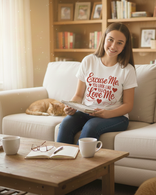 "Excuse me, you look like you love me" unisex t-shirt