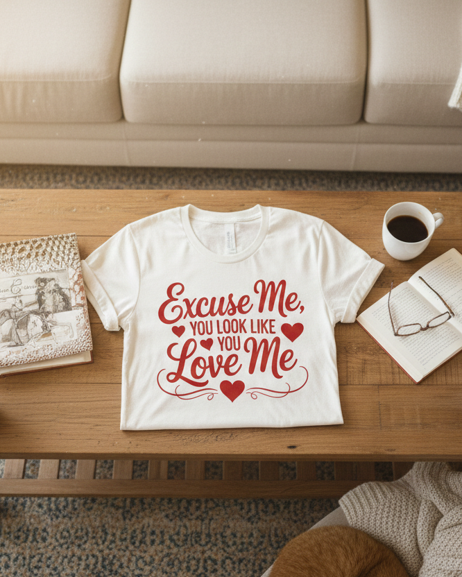 "Excuse me, you look like you love me" unisex t-shirt