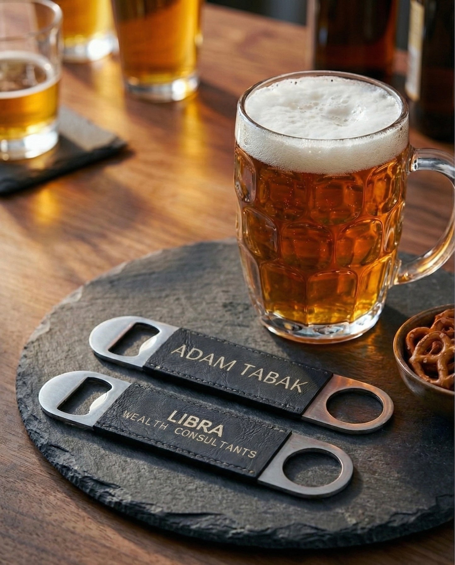 Personalized Leatherette Bottle Opener